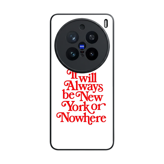 Newyorker back phone cover | glass case for vivo x200 pro
