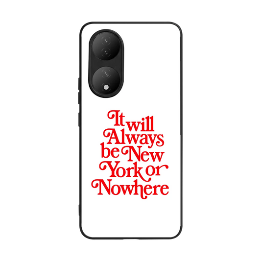 Newyorker back phone cover | glass case for Vivo-y100