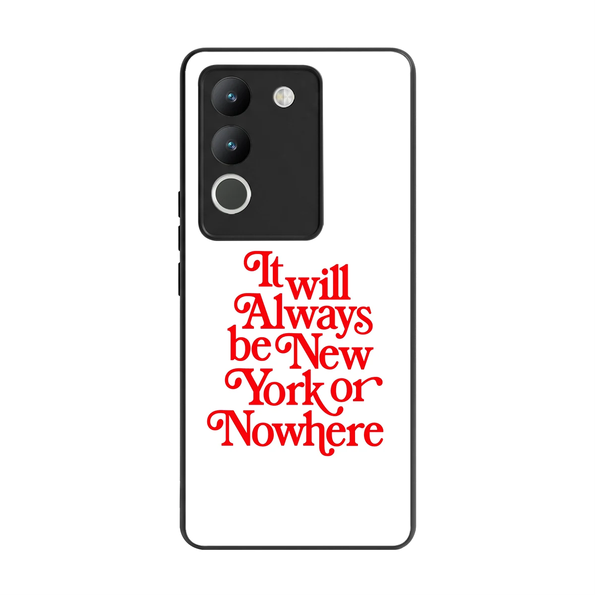 Newyorker back phone cover | glass case for vivo y200 5g