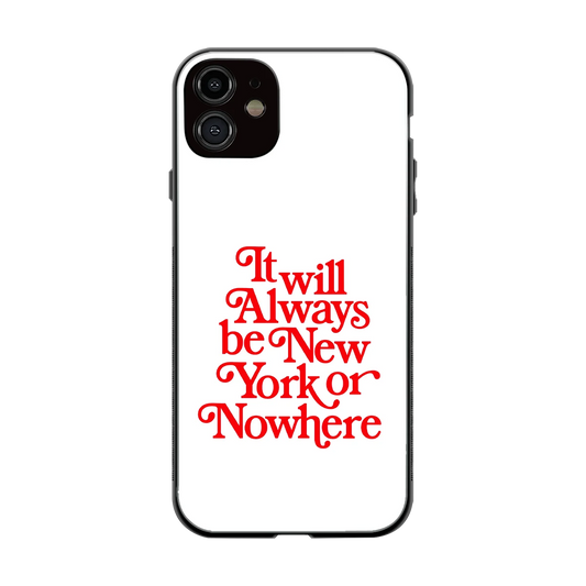 Newyorker back phone cover | glass case for iphone 12