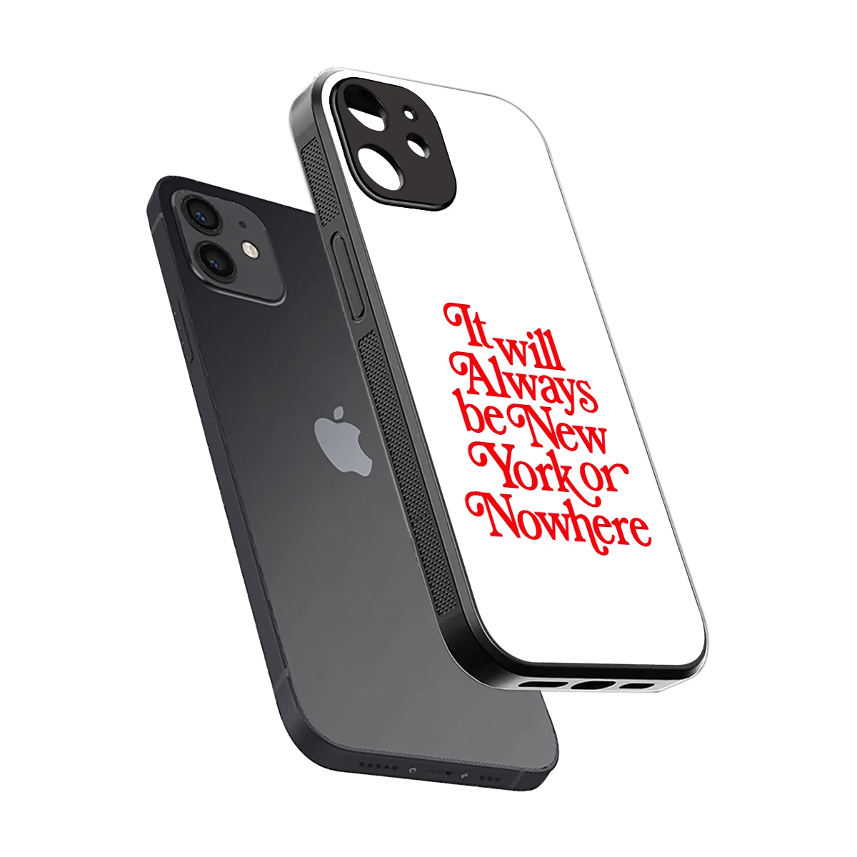Newyorker sleek iphone 11 cover with tempered glass back and TPU edges