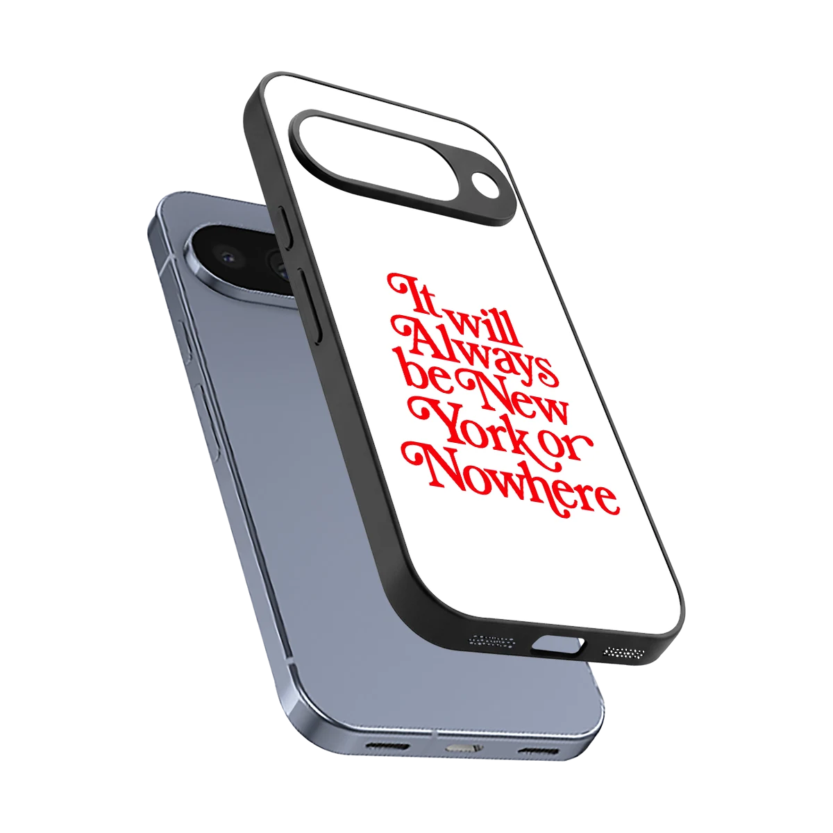 Newyorker sleek google pixel 10 cover with tempered glass back and TPU edges