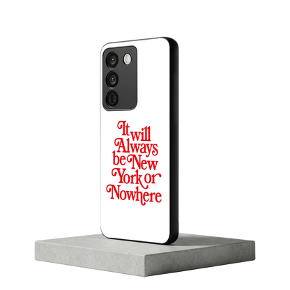 Newyorker vivo y200 5g mobile cover | shockproof glass phone case