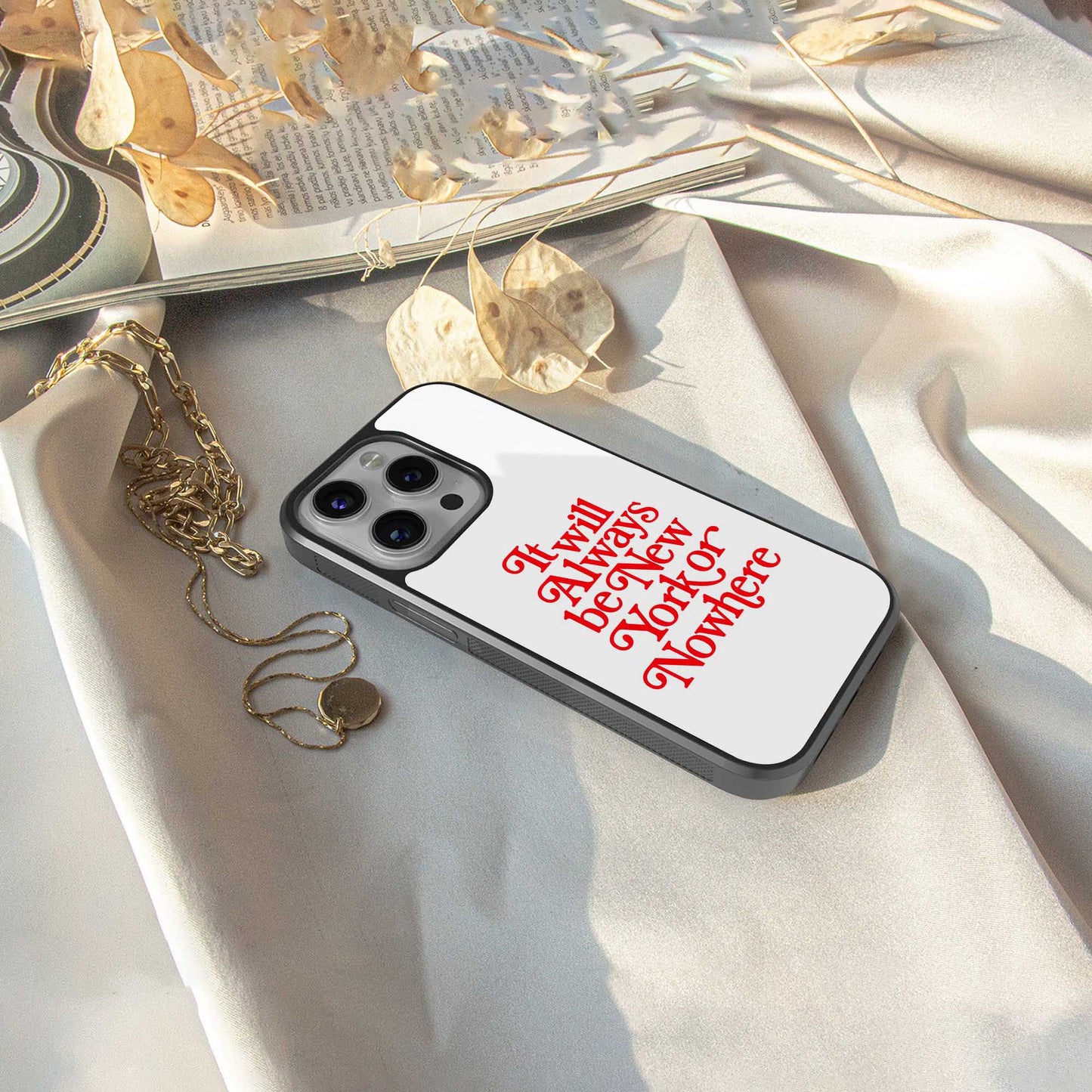 Newyorker Phone Case for Iphone 16 | Glass Case