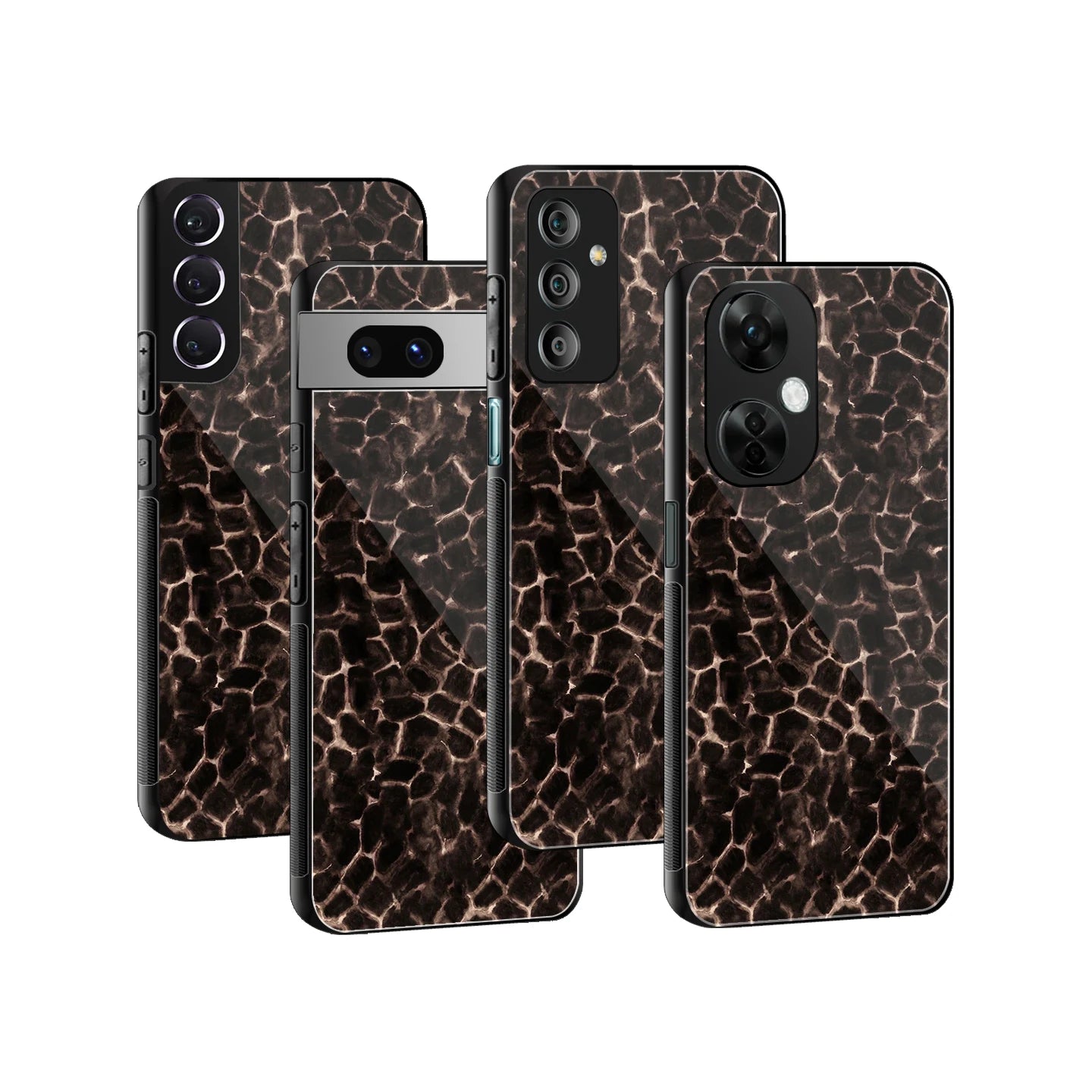 Stylish Glass Back Case for All Smartphones iPhone, Samsung, OnePlus, Pixel, Redmi, Oppo, Vivo, Motorola