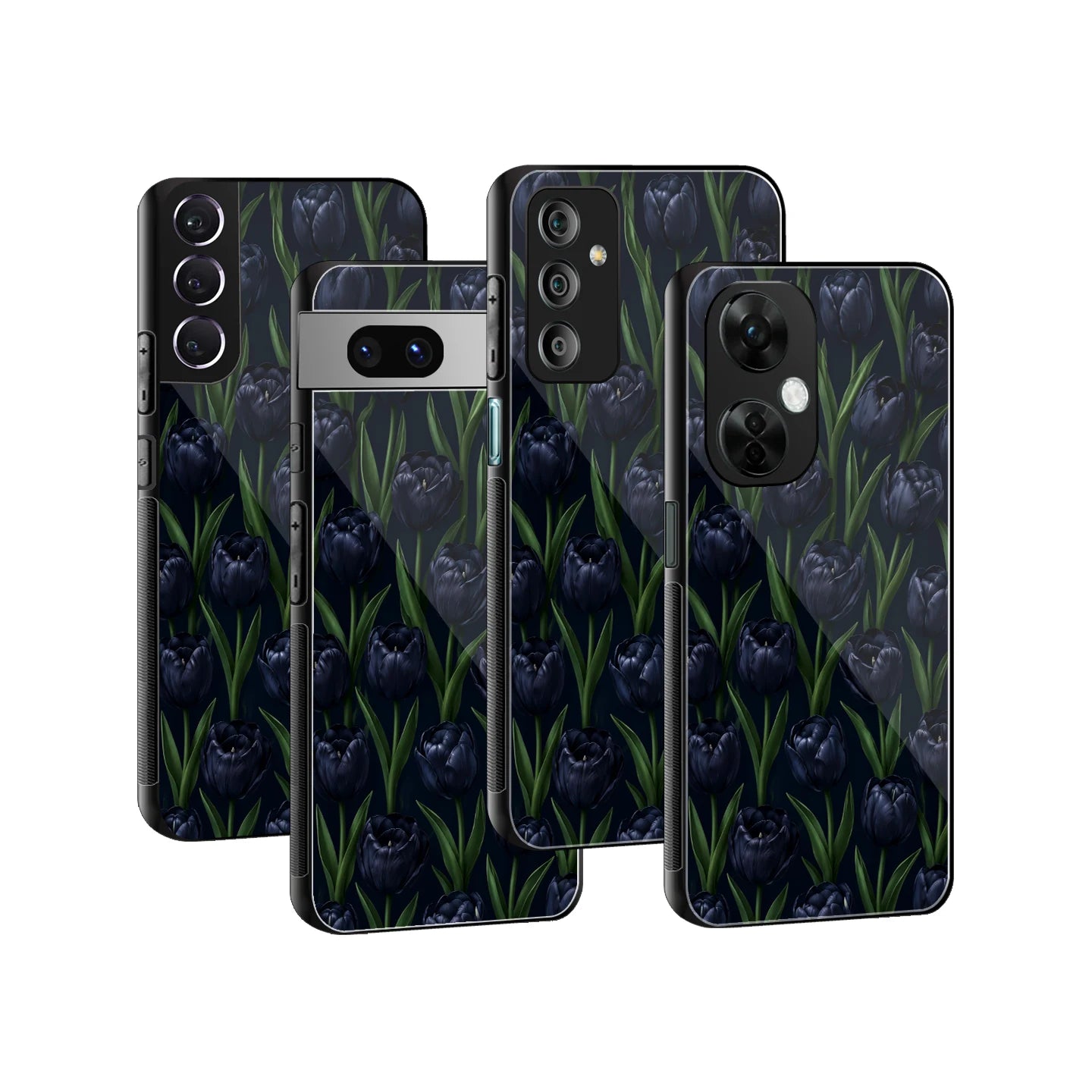 Stylish Glass Back Case for All Smartphones iPhone, Samsung, OnePlus, Pixel, Redmi, Oppo, Vivo, Motorola