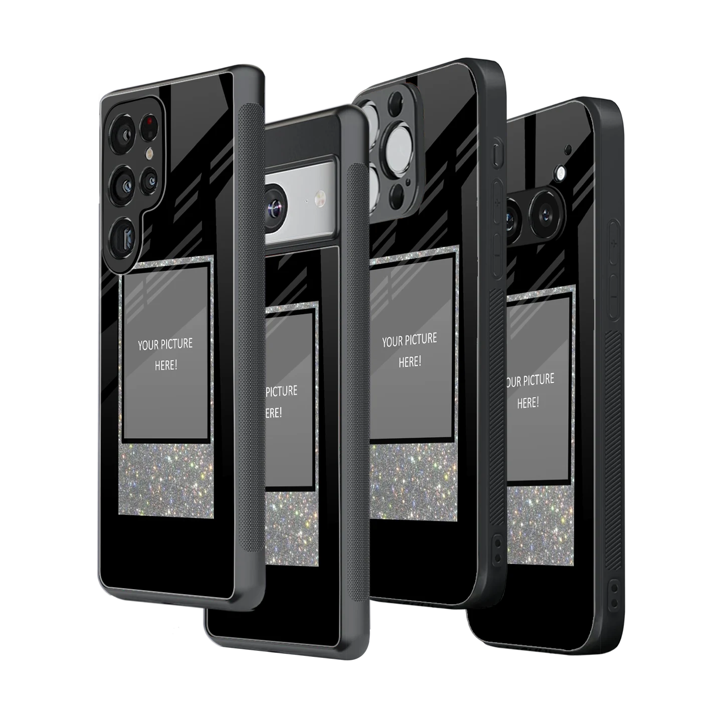 Polaroid Personalised Glass Phone Case