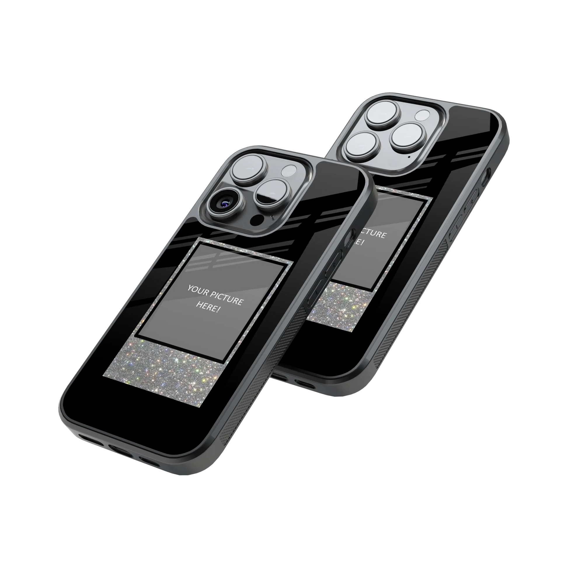 Polaroid Personalised Glass Phone Case