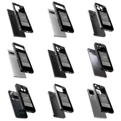 Polaroid Personalised Glass Phone Case