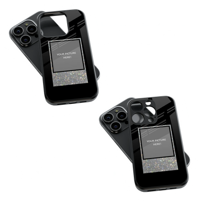 Polaroid Personalised Glass Phone Case