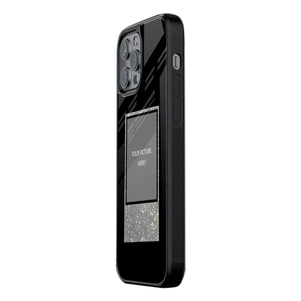 Polaroid Personalised Glass Phone Case