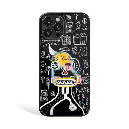 Premium Glass Back Mobile Phone Cover for iPhone, Samsung, OnePlus, Google Pixel, Redmi, Oppo, Vivo & Realme