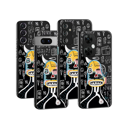 Stylish Glass Back Case for All Smartphones iPhone, Samsung, OnePlus, Pixel, Redmi, Oppo, Vivo, Motorola
