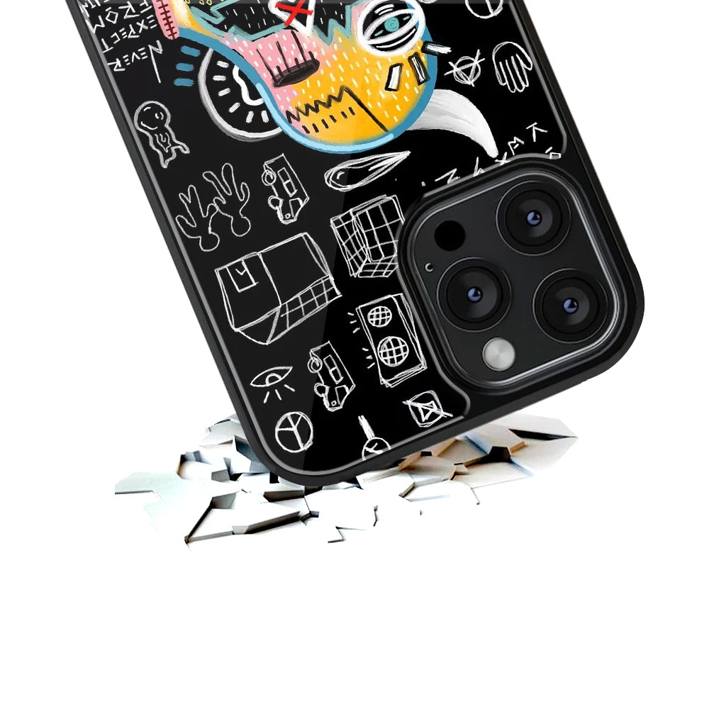 Durable Glass Back Mobile Case for iPhone, Samsung, OnePlus, Google Pixel, Redmi, Vivo, Oppo
