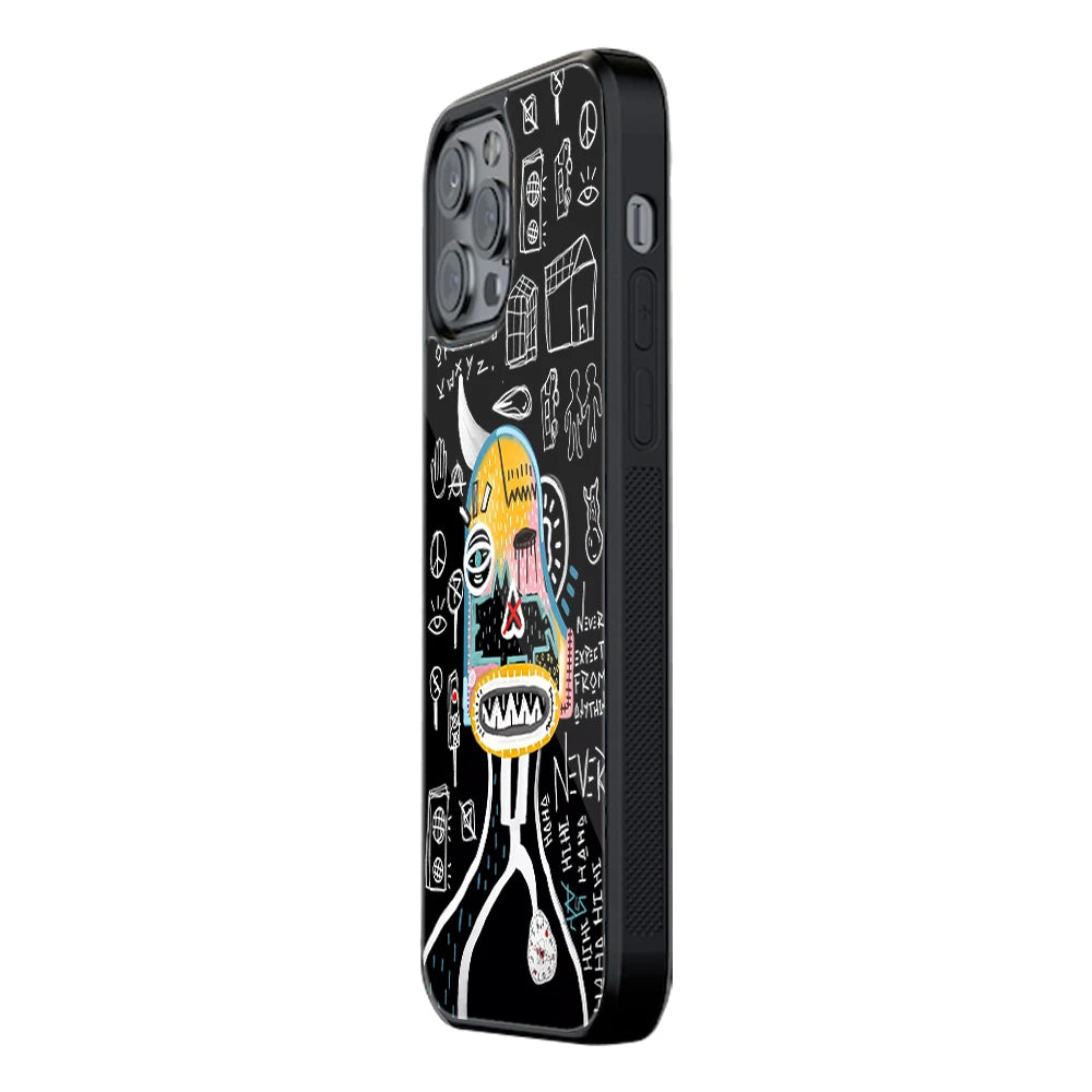 Trendy Glass Back Mobile Case for iPhone, Samsung, Redmi, OnePlus, Google Pixel, Motorola