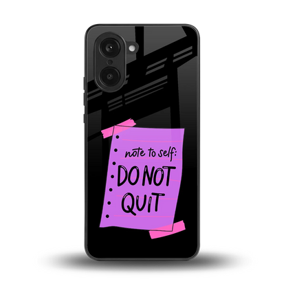 No Not Quit back phone cover | glass case for oneplus nord ce5 5g