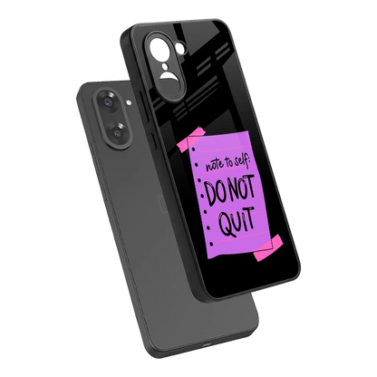 No Not Quit sleek oneplus nord ce5 5g cover with tempered glass back and TPU edges