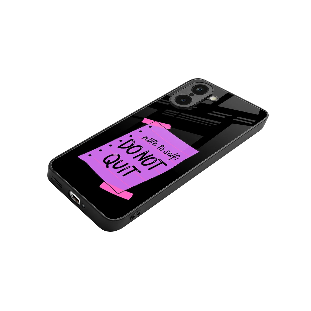No Not Quit stylish phone case for oneplus nord ce5 5g | glossy glass and slim fit