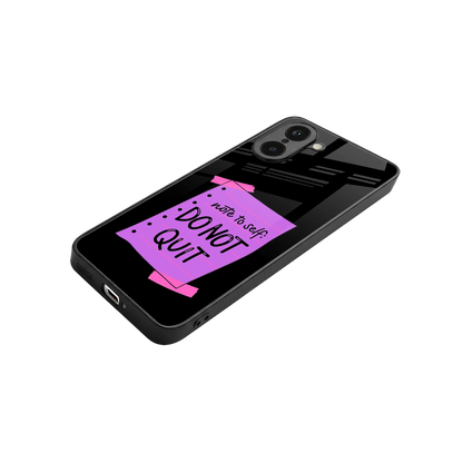 No Not Quit stylish phone case for oneplus nord ce5 5g | glossy glass and slim fit