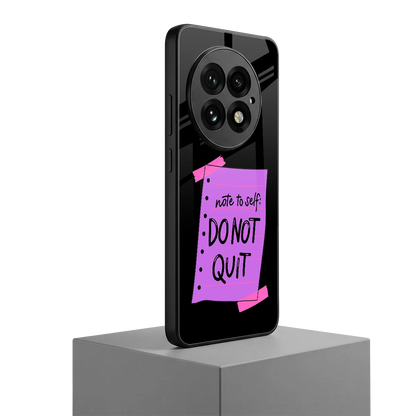 No Not Quit oneplus 13 mobile cover | shockproof glass phone case