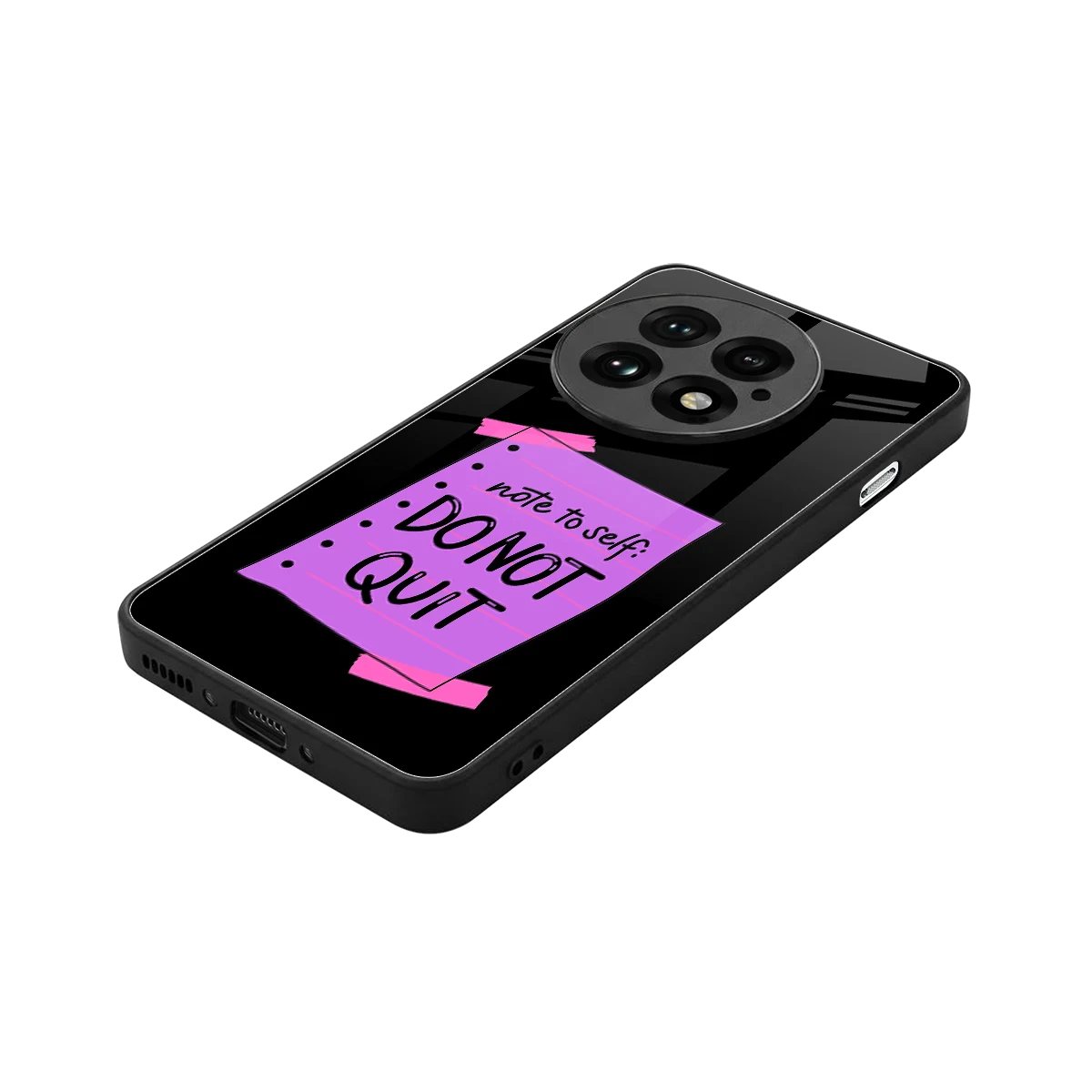 No Not Quit stylish phone case for oneplus 13 | glossy glass and slim fit