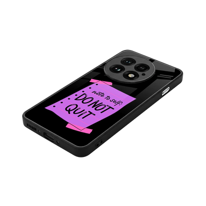 No Not Quit stylish phone case for oneplus 13 | glossy glass and slim fit