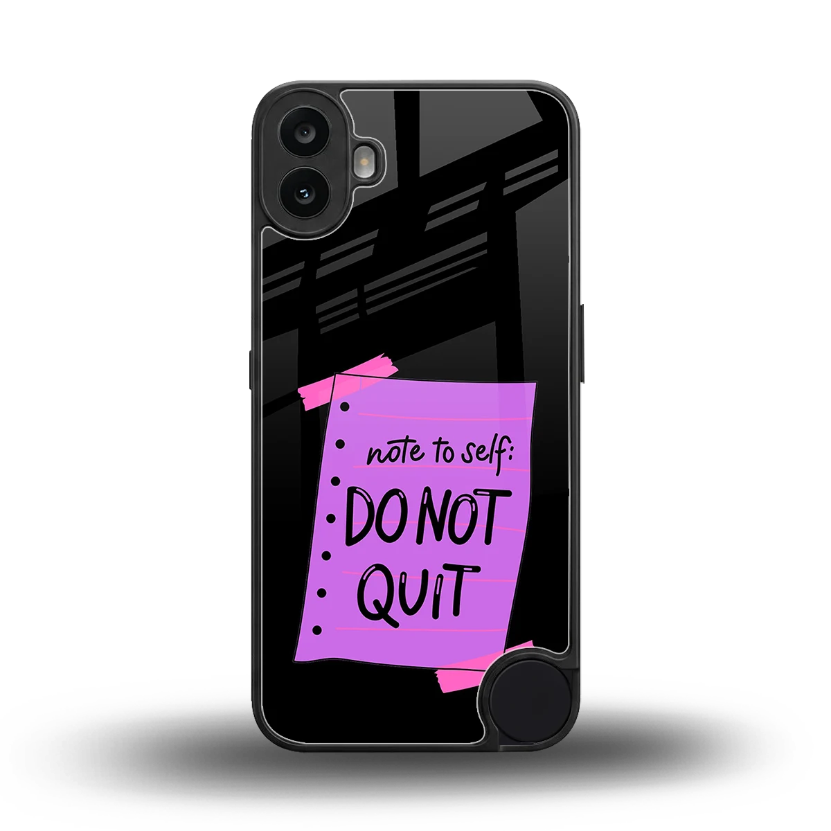 No Not Quit back phone cover | glass case for cmf nothing phone 1
