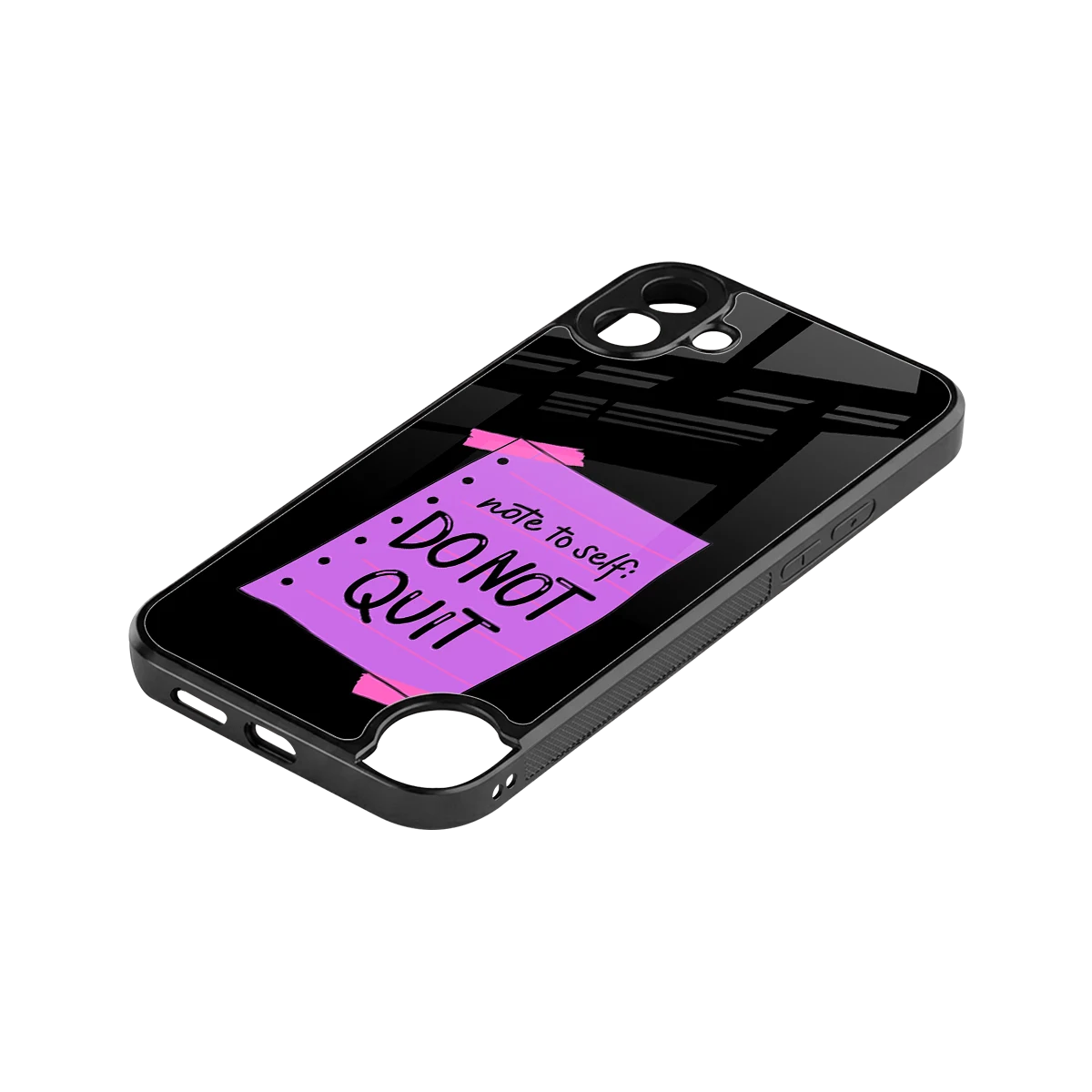 No Not Quit stylish phone case for cmf nothing phone 1 | glossy glass and slim fit