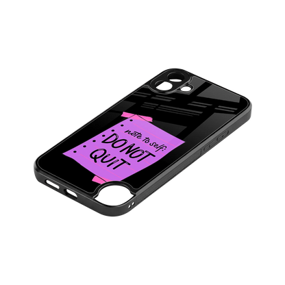 No Not Quit stylish phone case for cmf nothing phone 1 | glossy glass and slim fit