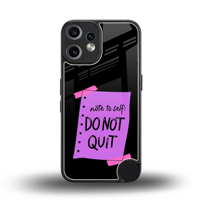 No Not Quit back phone cover | glass case for cmf nothing phone 2 pro