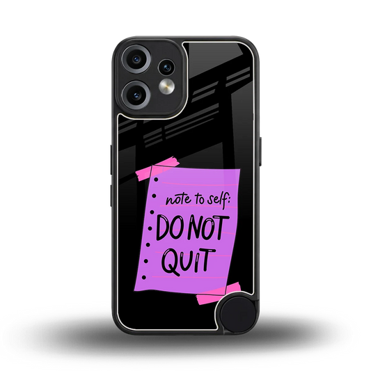 No Not Quit back phone cover | glass case for cmf nothing phone 2 pro