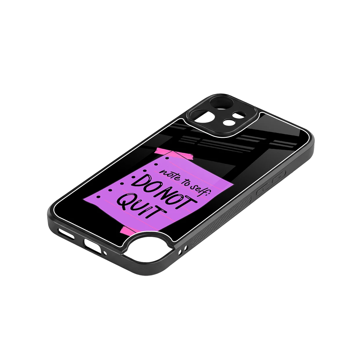 No Not Quit stylish phone case for cmf nothing phone 2 pro | glossy glass and slim fit