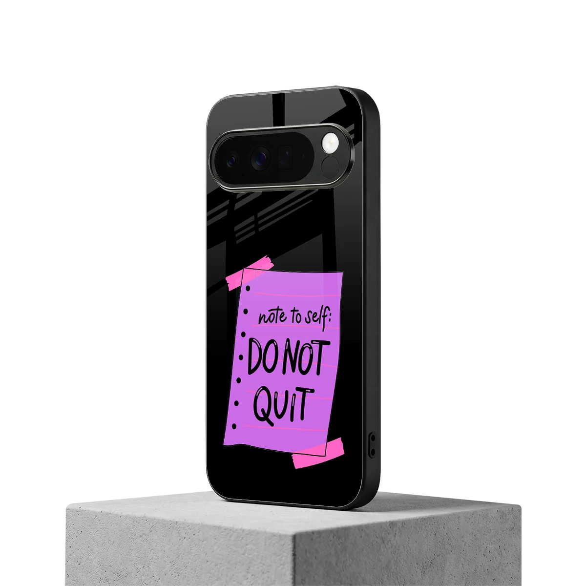 No Not Quit google pixel 10 pro xl mobile cover | shockproof glass phone case