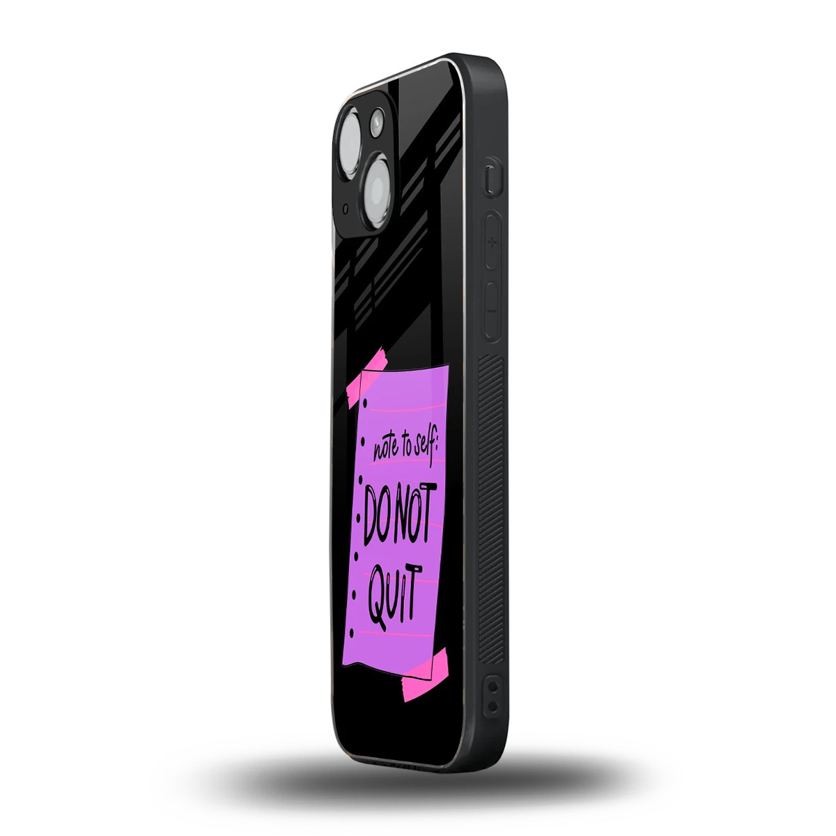 No Not Quit iphone 13 mini mobile cover | shockproof glass phone case