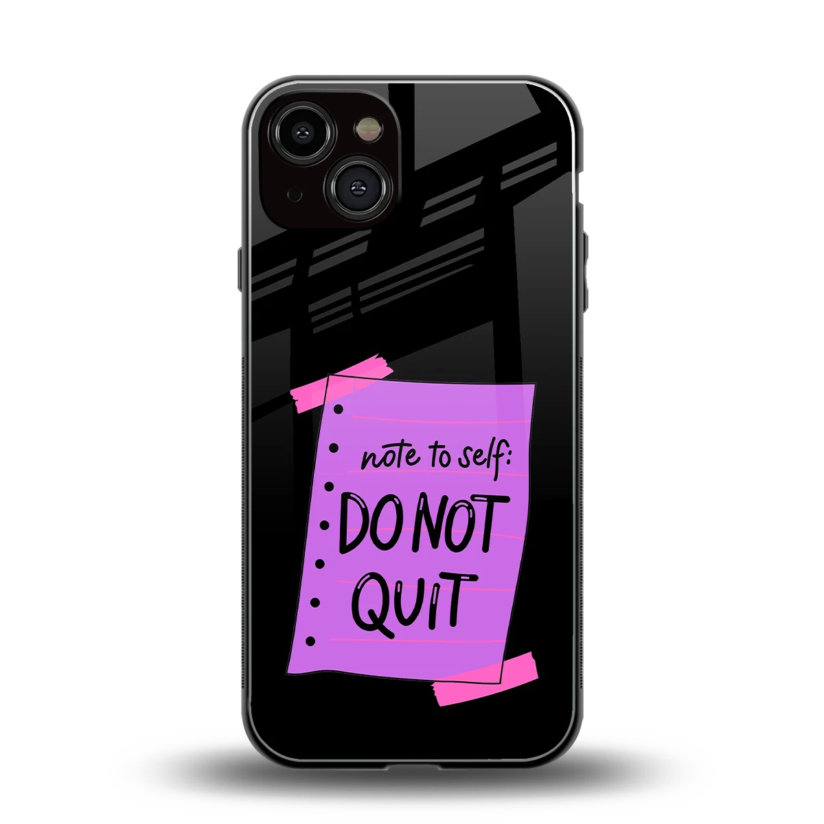 No Not Quit back phone cover | glass case for iphone 14