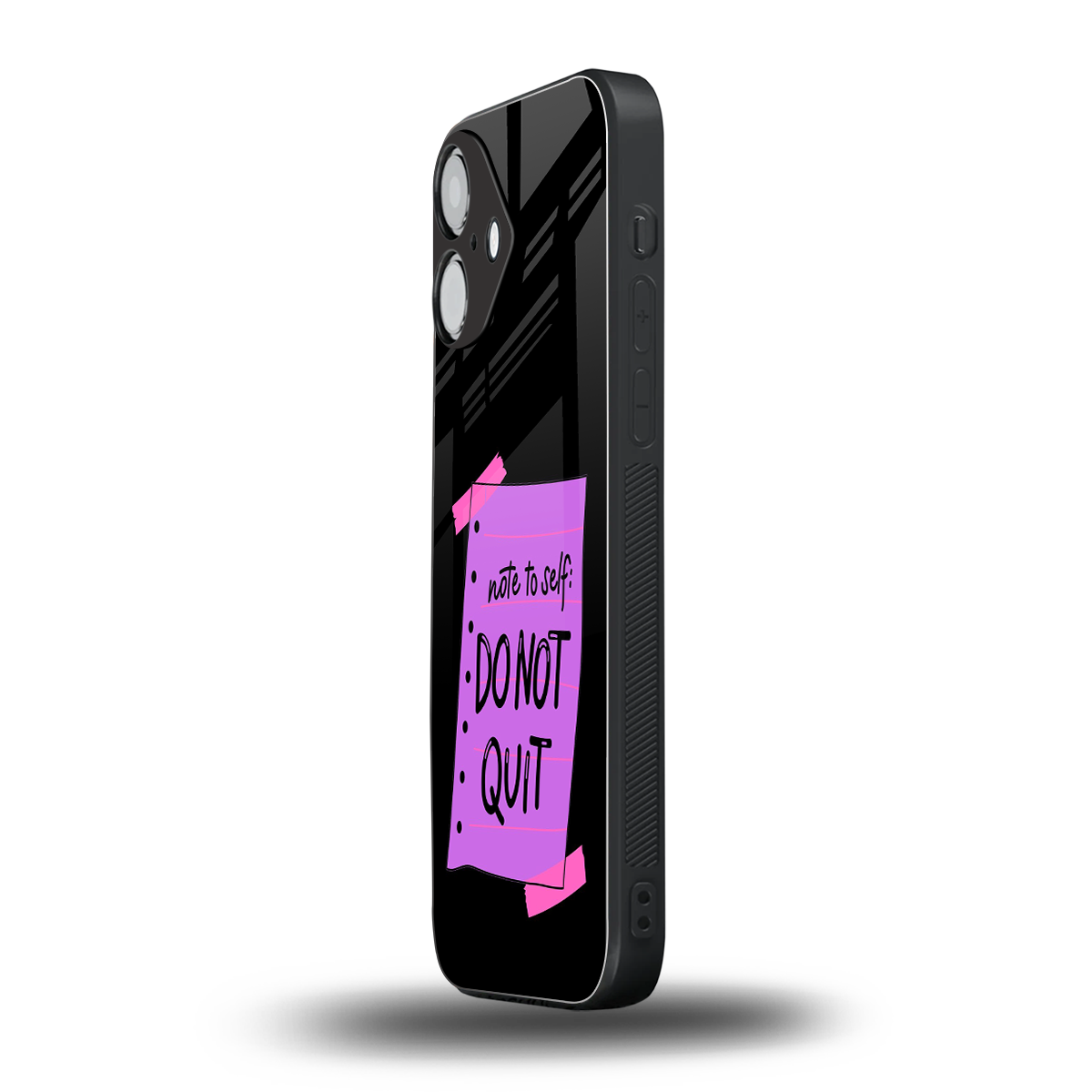 No Not Quit Phone Case for Iphone 16 | Glass Case