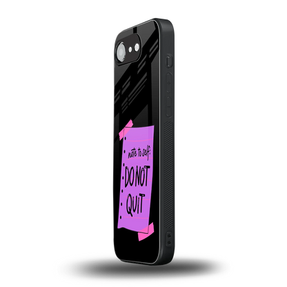 No Not Quit iphone 16e mobile cover | shockproof glass phone case