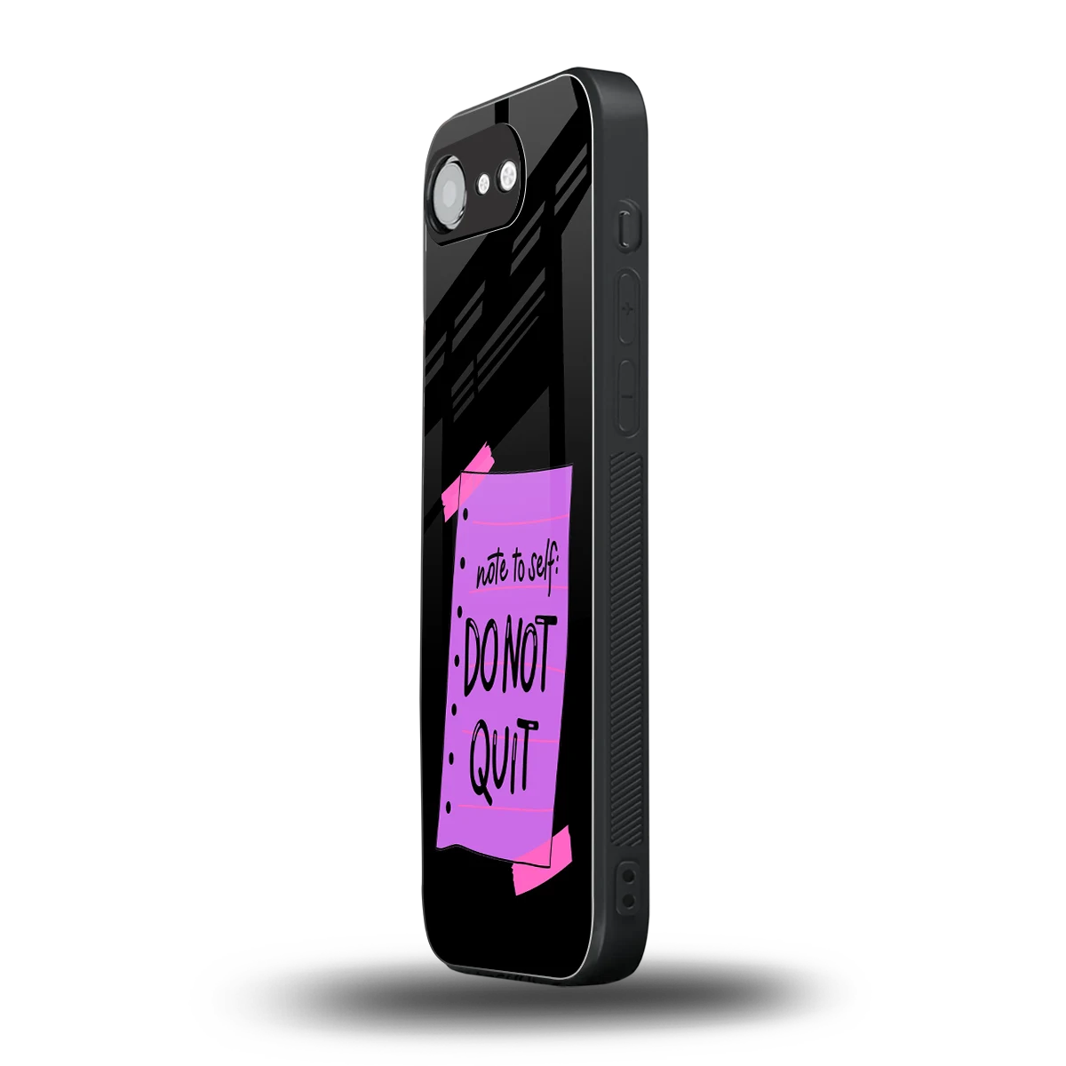 No Not Quit iphone 17e mobile cover | shockproof glass phone case