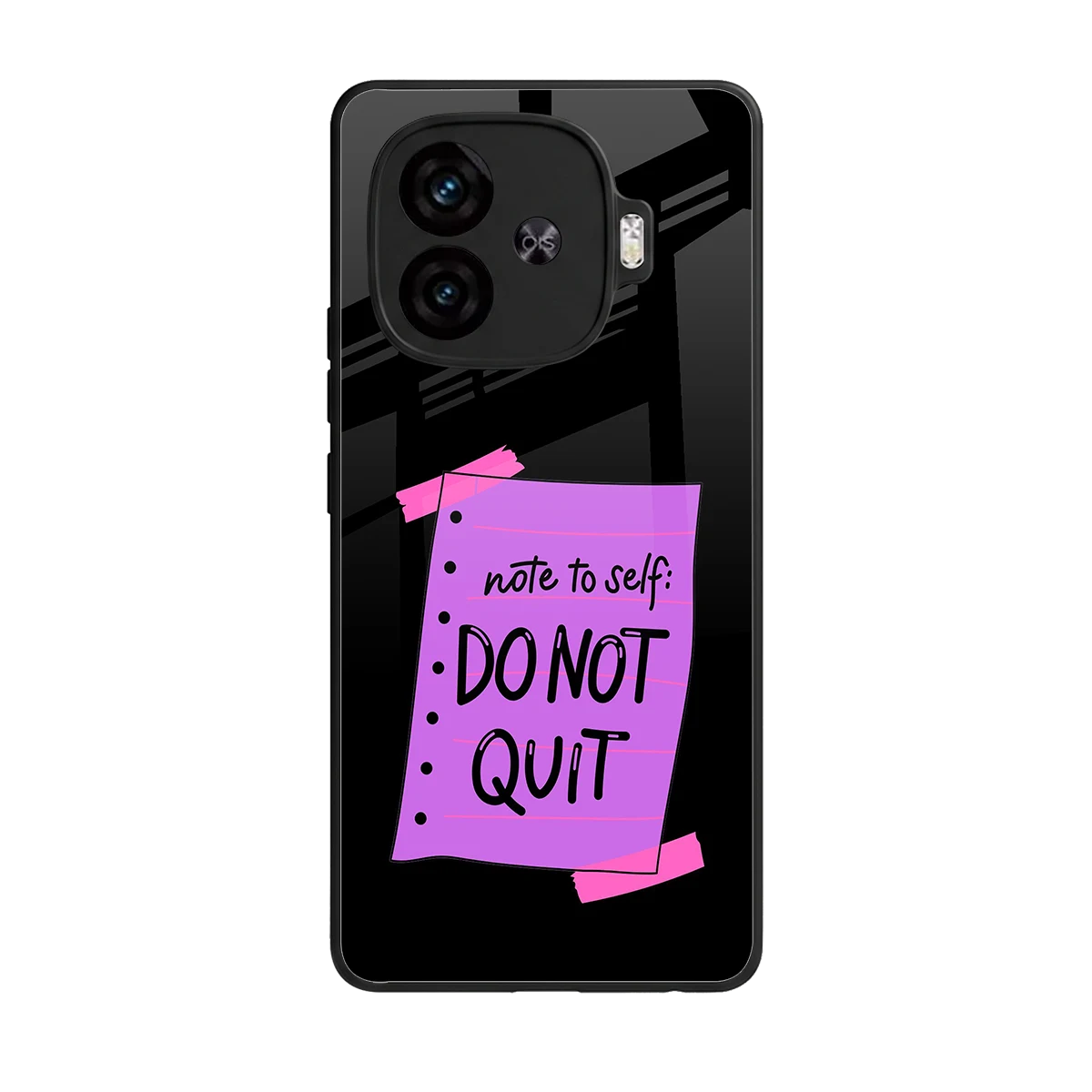 No Not Quit back phone cover | glass case for iqoo neo 10r 5g