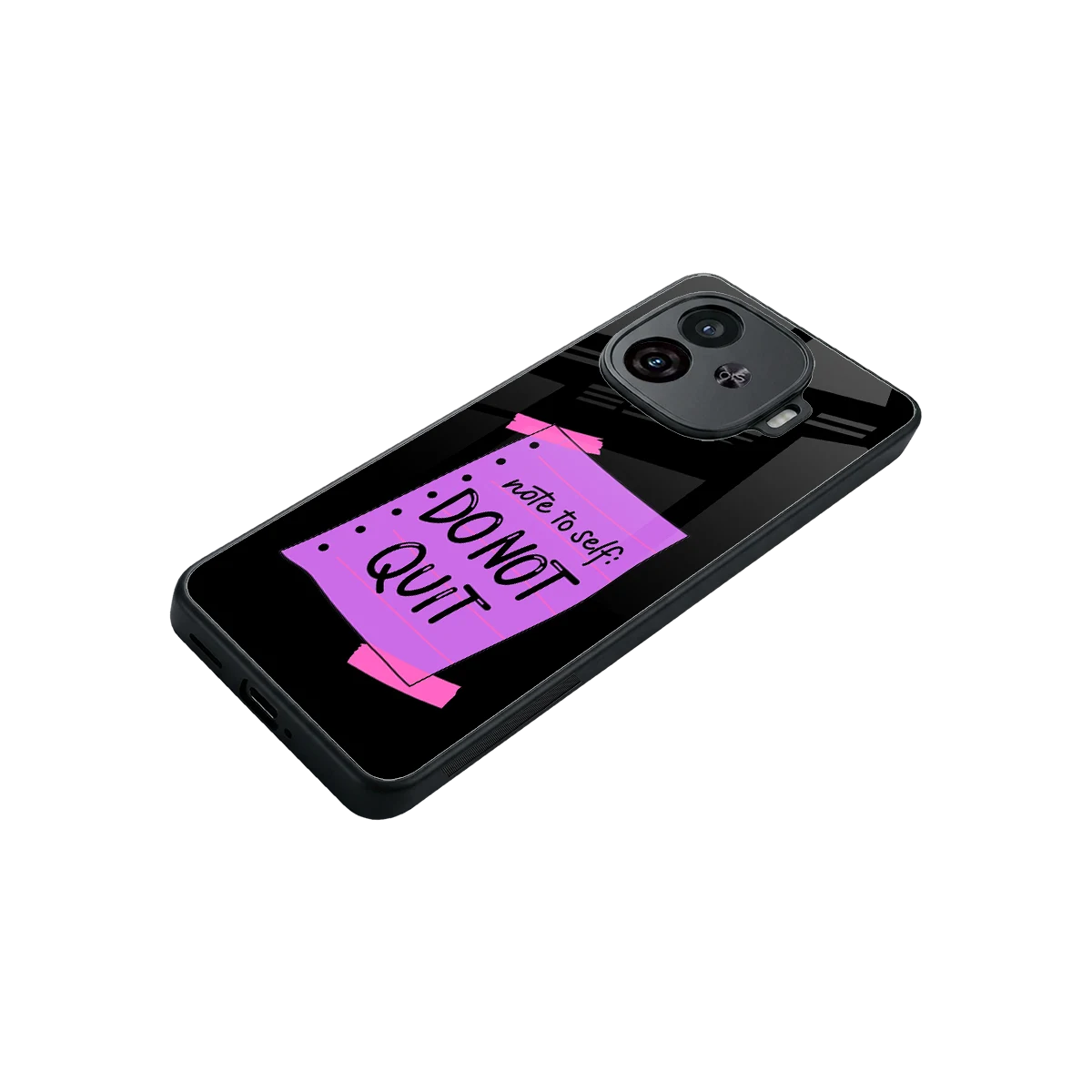 No Not Quit stylish phone case for iqoo neo 10r 5g | glossy glass and slim fit