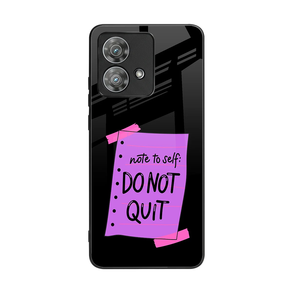 No Not Quit back phone cover | glass case for motorola edge 40 neo 5g
