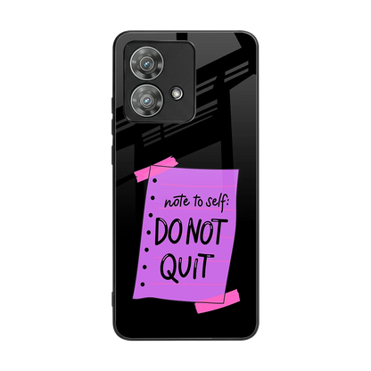 No Not Quit back phone cover | glass case for motorola edge 40 neo 5g