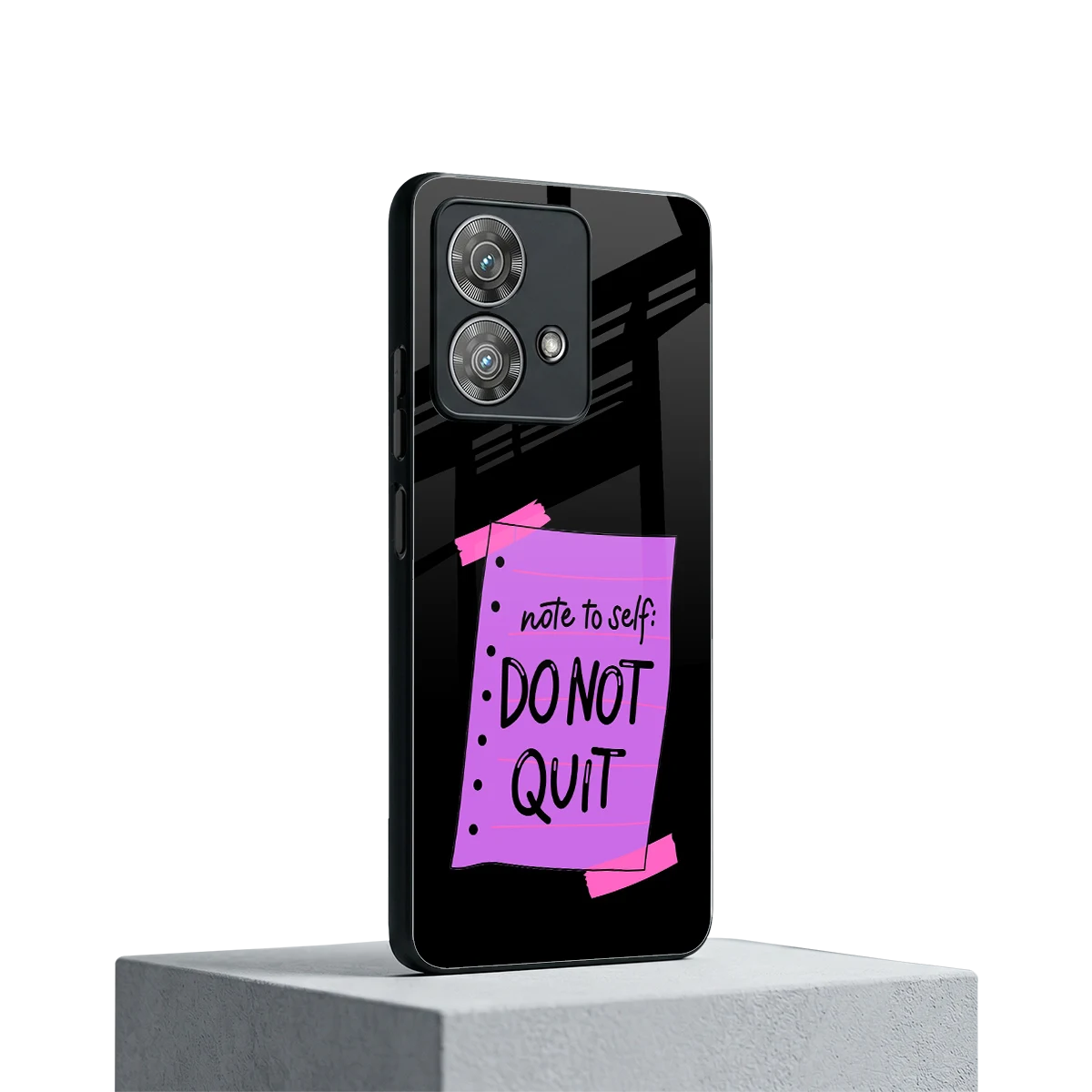 No Not Quit motorola edge 40 neo 5g mobile cover | shockproof glass phone case