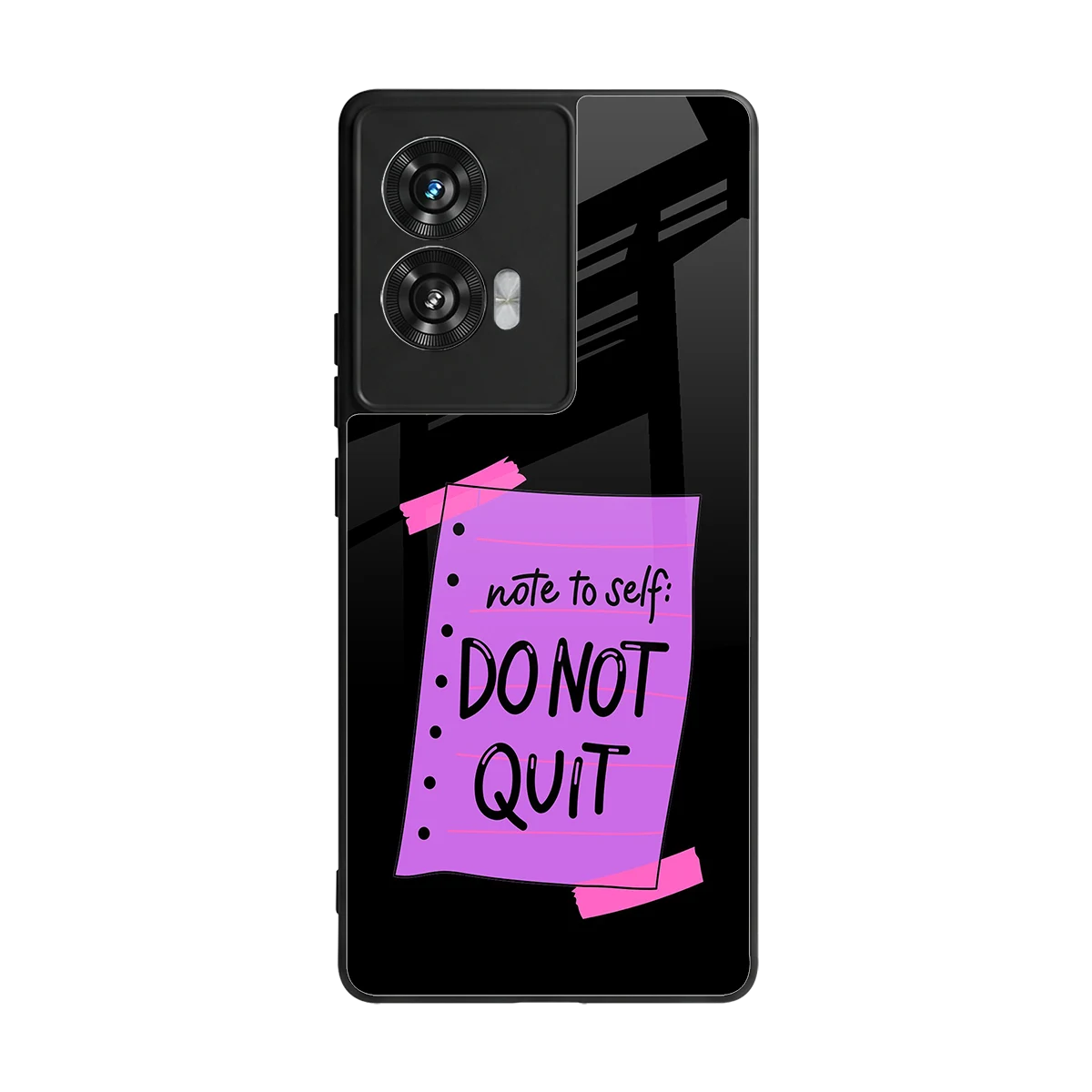 No Not Quit back phone cover | glass case for motorola edge 50 fusion
