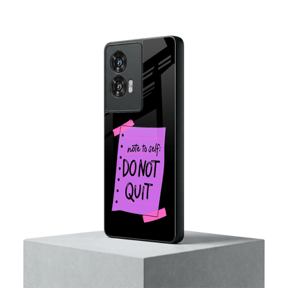 No Not Quit motorola edge 50 fusion mobile cover | shockproof glass phone case