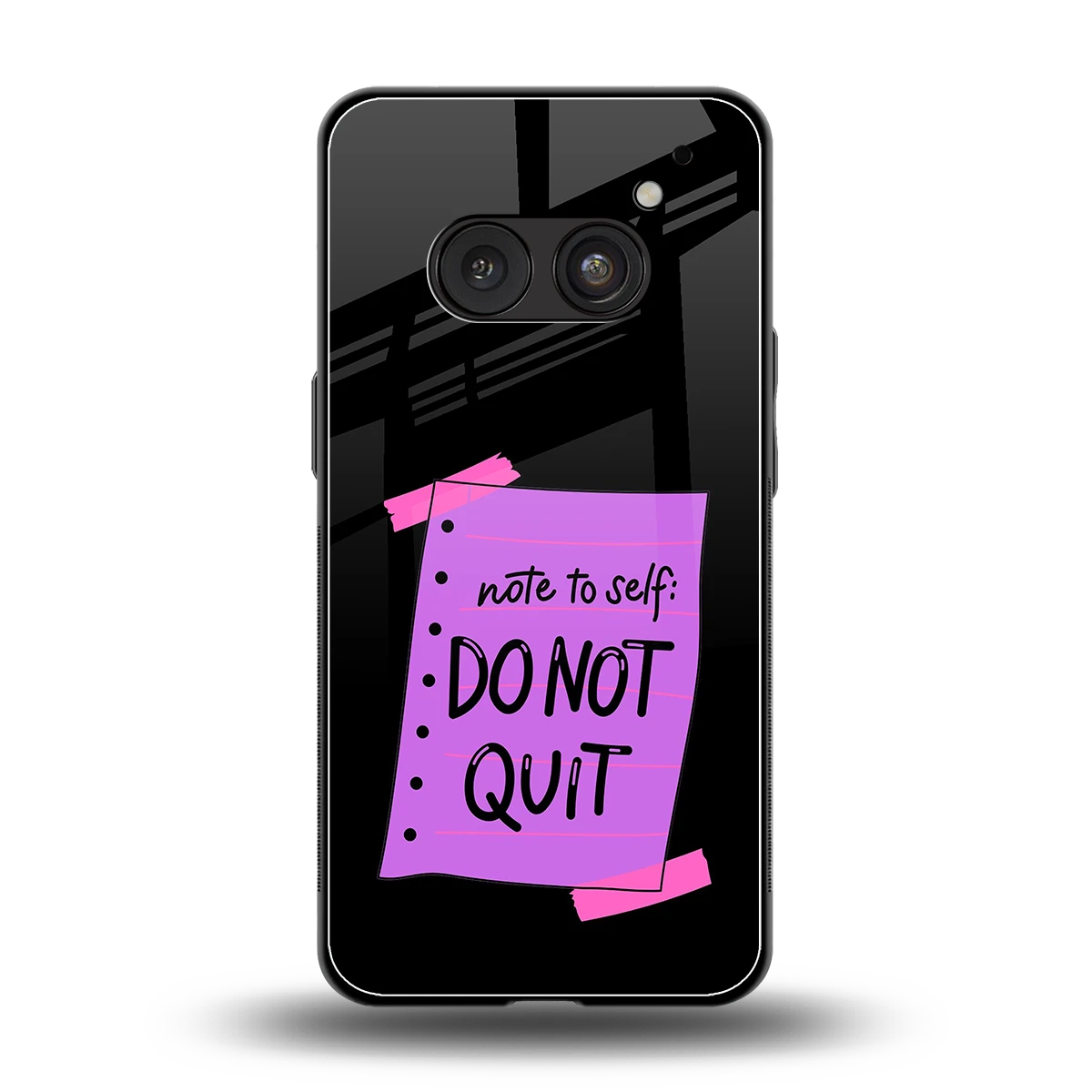 No Not Quit back phone cover | glass case for nothing phone 2a plus