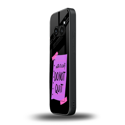 No Not Quit nothing phone 2a mobile cover | shockproof glass phone case
