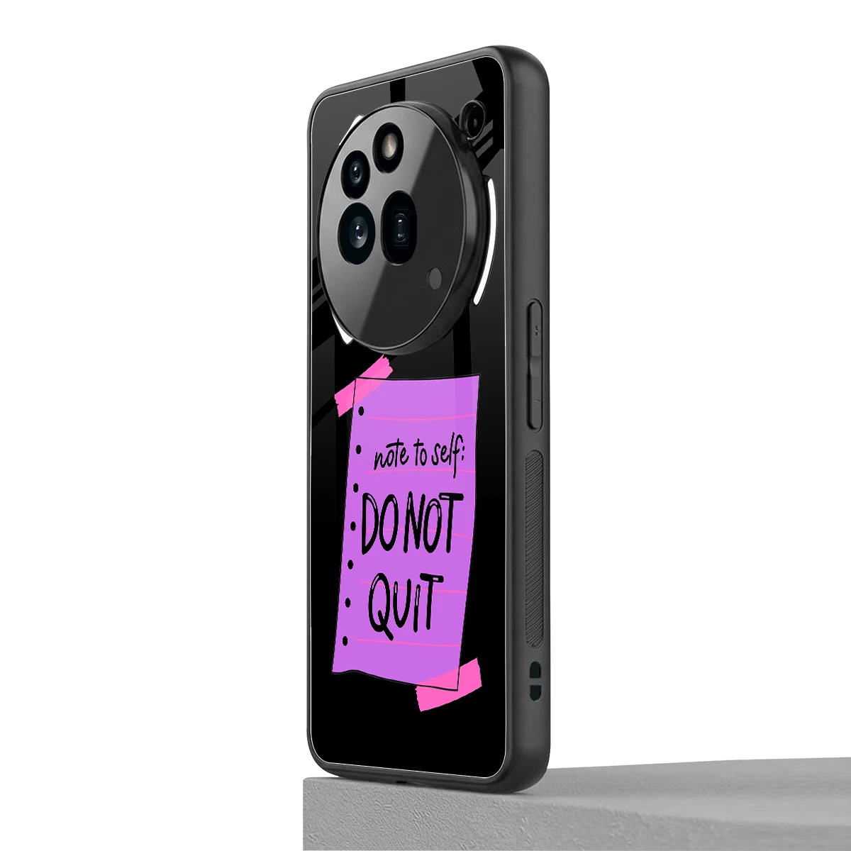 No Not Quit nothing phone 3a pro mobile cover | shockproof glass phone case