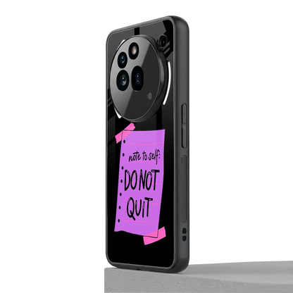 No Not Quit nothing phone 3a pro mobile cover | shockproof glass phone case
