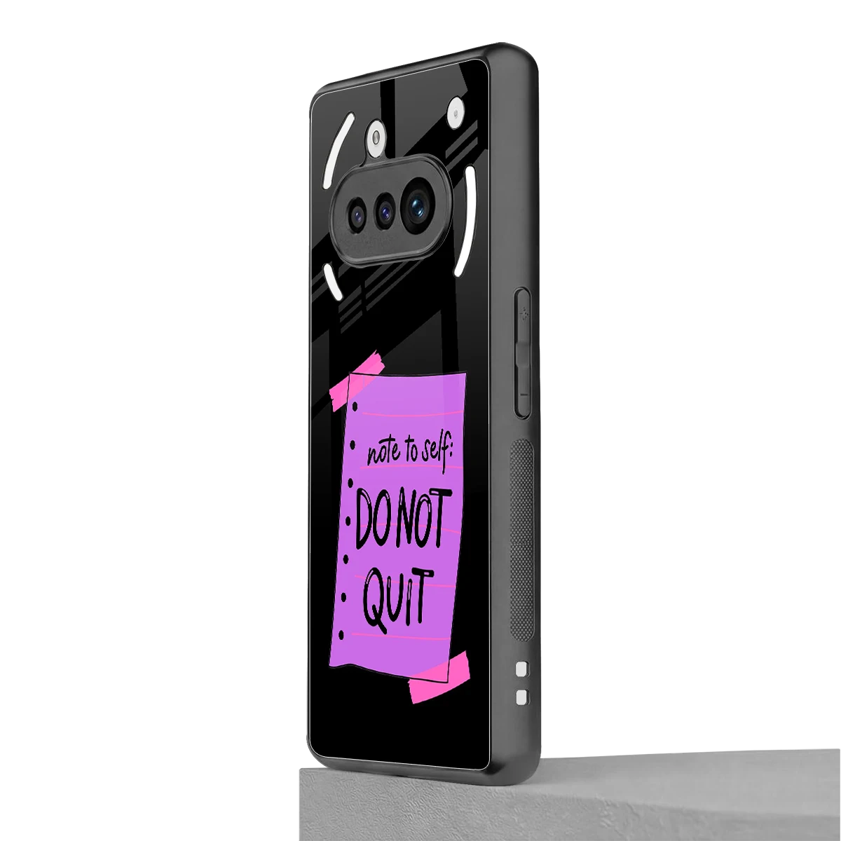 No Not Quit nothing phone 3a mobile cover | shockproof glass phone case